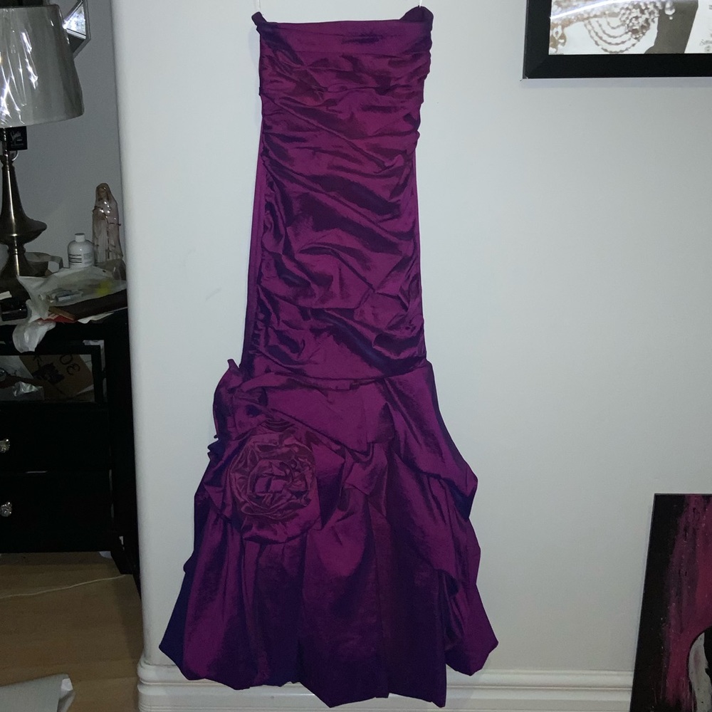 Purple Violet Prom Bridesmaid Dress